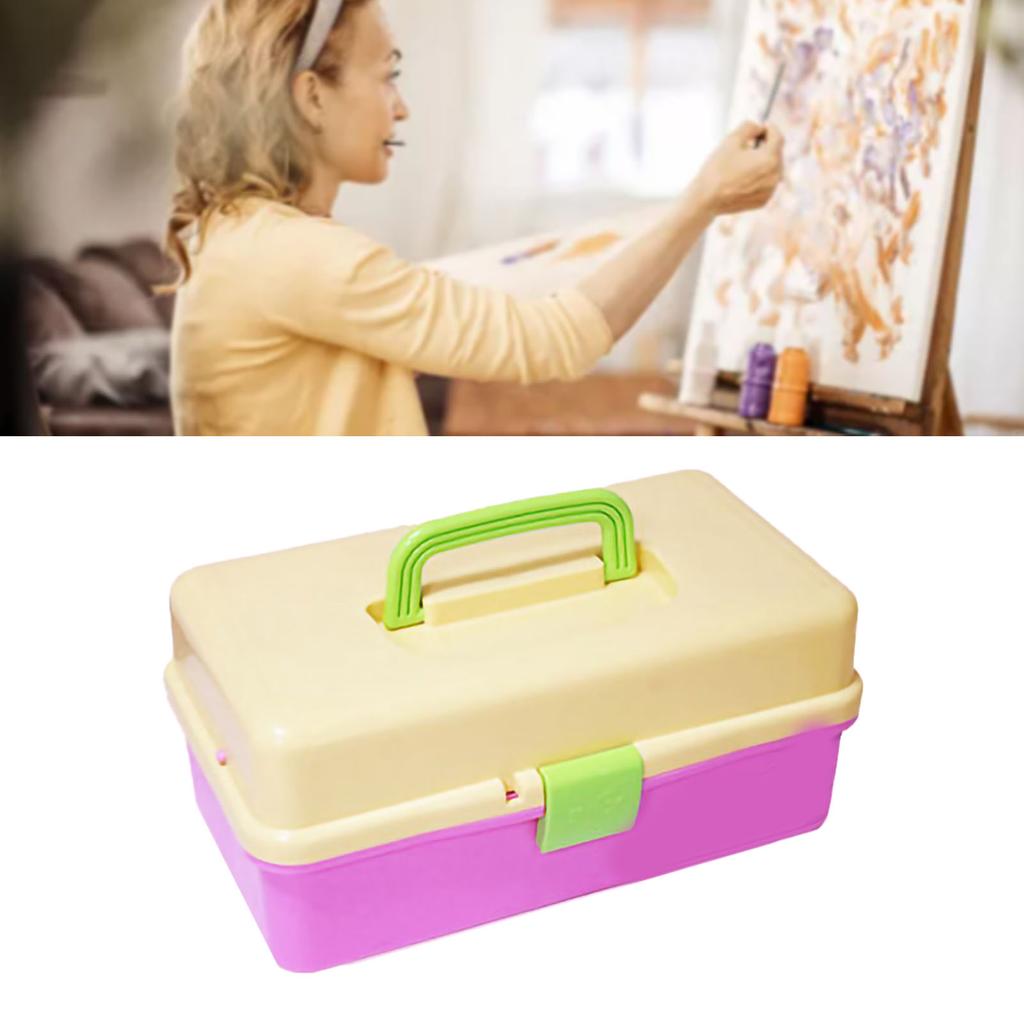 Art Student Storage Box Thickened Large 3 Layer Home Organizing Plastic Storage Case 561 Large Size