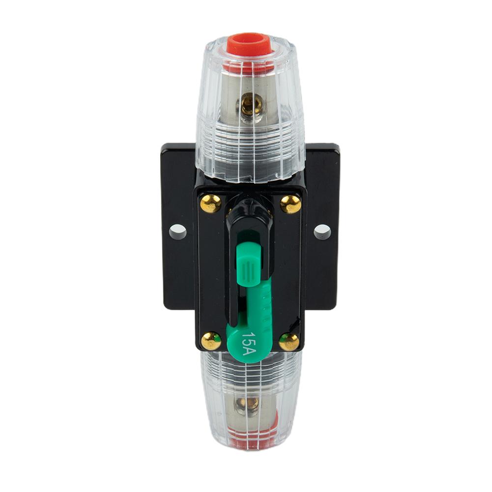 Автомобильный Лодочный Автоматический Выключатель Предохранитель Сброс 10А 100А Ампер 12В 48В DC с Ручным Сбросом и Водонепроницаемым Корпусом Защиты от Перегрузки 80A