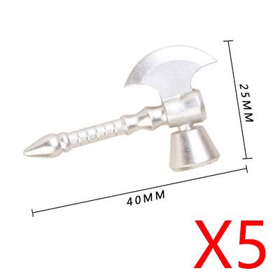 MOC Building Block Medieval Solider Knight Figures Toy Weapons Accessories Sword Axe Bow Sword Ten Spear Crossbow Mini Bricks