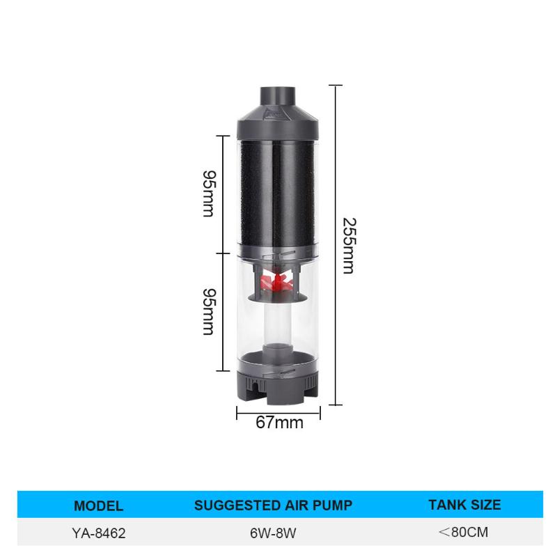 Aquarium Fish Excrement Collector Toilet Automatic Filter Cleaning For Fish Tank Bio-Sponges With Media Balls Oxygen Increasing