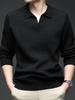 Men's V-Neck Knit Sweater - Autumn/Winter Korean Style, Youthful, Comfortable, Loose Fit Polo Top