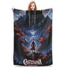 Flannel Throw Blanket Castlevania - Symphony Of The Night Wool Warm Plush Blankets Soft Bedding for Bed Living Room Home Picnic
