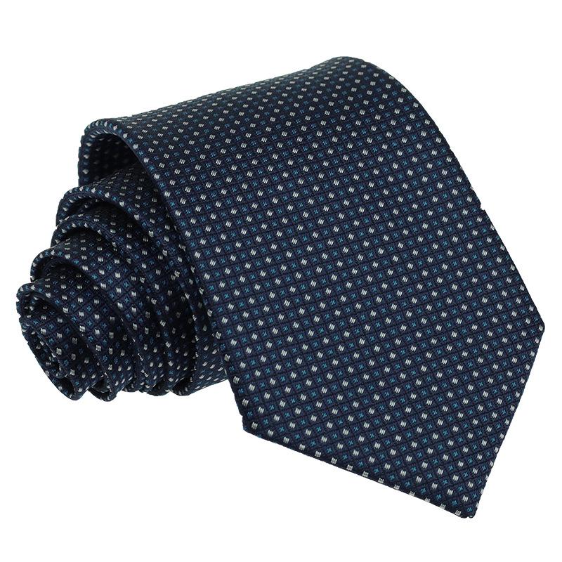 Men's Premium 7.5cm Plaid Polyester Tie for Business, Casual, Wedding, or Best Man Suit.