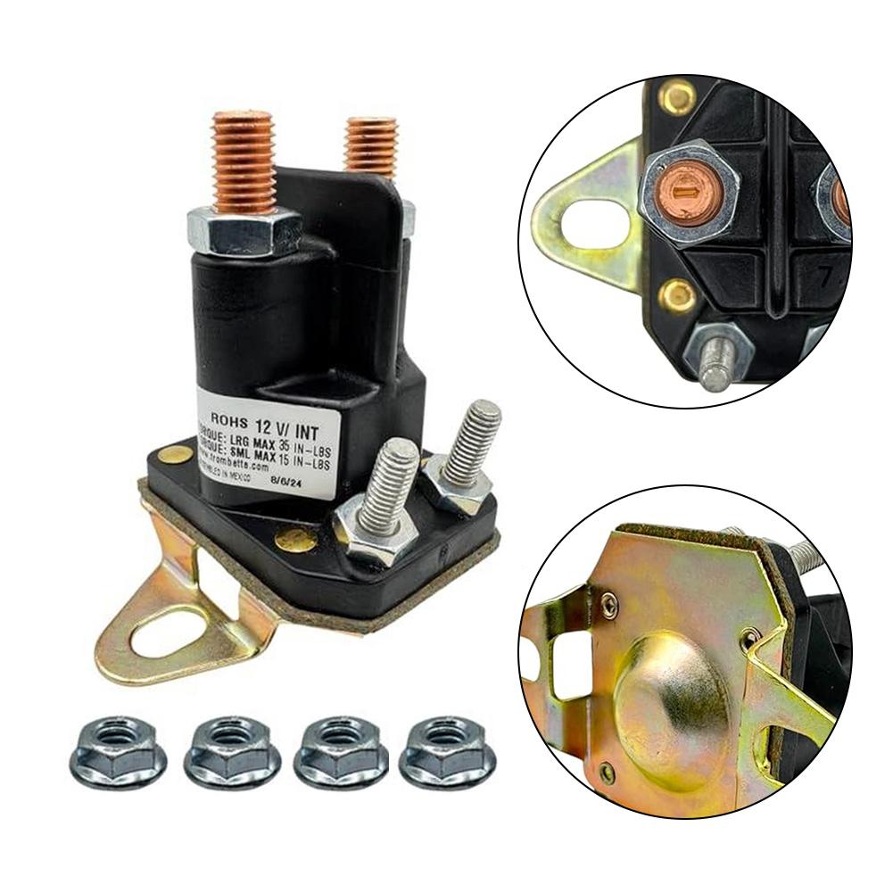 Lawn Mower Repair As Shown Starter Solenoid 12V Electromagnetic Relay Switch Kit Lawn Mower Replacement 117-1197 China Mainland