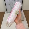 Korean Style Small Flower Print Pencil Case Large Capacity Pencil Pouch Pen Box  Home Use