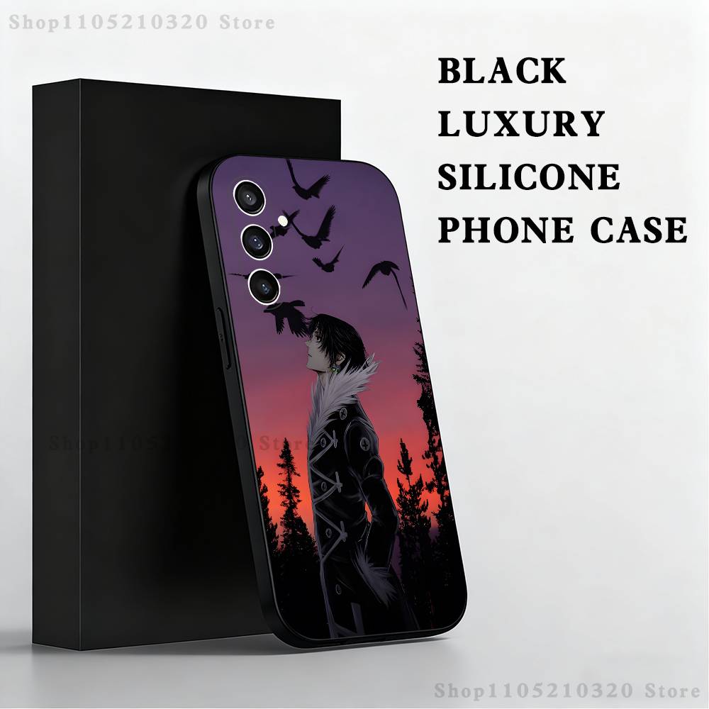 C-Chrollo L-Lucilfer Phone Case For Samsung S25,S24,S21,S22,S23,S30,Ultra,S20,Plus,Fe,Lite,Note,10,9,5G Black Cover
