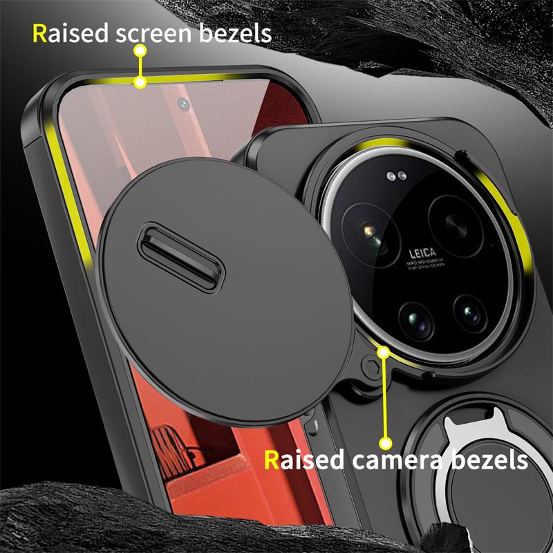 Fundas Para For Xiaomi 17 Ultra Case Shockproof Magnetic Car Mount Cover For Mi 17 Ultra Cases Camera Slide Lens Protect Coque