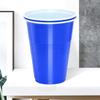 50Pcs/pack 16Oz Plastic Party Cups Disposable Water Cups Recyclable Red Cups with Fill Lines for Drinks,BBQ,Picnic,Party Game