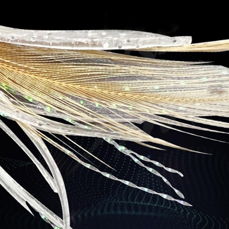 Fishing Feather Baits Rigs Fishing Lures Saltwater Freshwater Fishing Baits Rigs with String Hook Lures Tackle Jigs