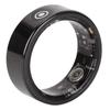 Smart Ring Black Step Counting IP68 Water Proof Smart Sleep Ring with Touch Display Screen Gesture Control for Sports