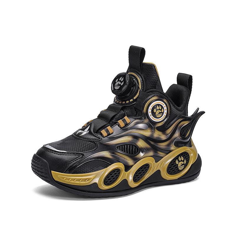 

Sneakers Basketball Button Mesh Children s Casual Shoes Medium and Older Children s New 2025 Rotating Autumn 39