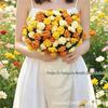 Sunflower Rose Bouquet Blanket - Perfect Mother's Day or Birthday Gift for Mom or Best Friend, Featuring a High-End Feel.
