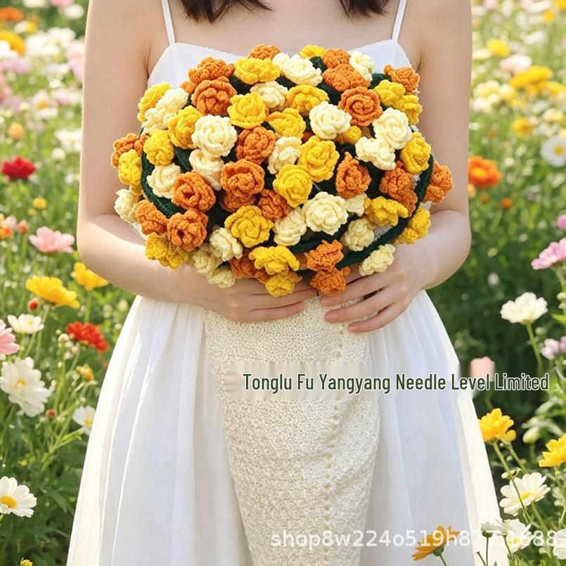 Sunflower Rose Bouquet Blanket - Perfect Mother's Day or Birthday Gift for Mom or Best Friend, Featuring a High-End Feel.