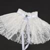 Victorian Style Collared Shirt With Linen And Spandex For Party Stage Costume