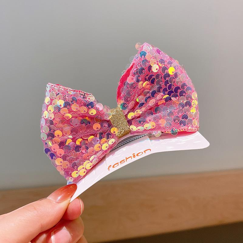 New Pearl Bow Hair Clips Gauze 3D Princess Sweet Barrettes for Children Headwear Girls Kids Hair Accessories