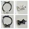 Women Hair Rope Dot Hair Bows Elegant Hair Clip Lady Barrettes Hair Style Clip