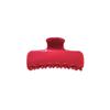 Luxury Wine Red Hair Styling Shark Clip for Girls - Versatile Acetate Claw Clip