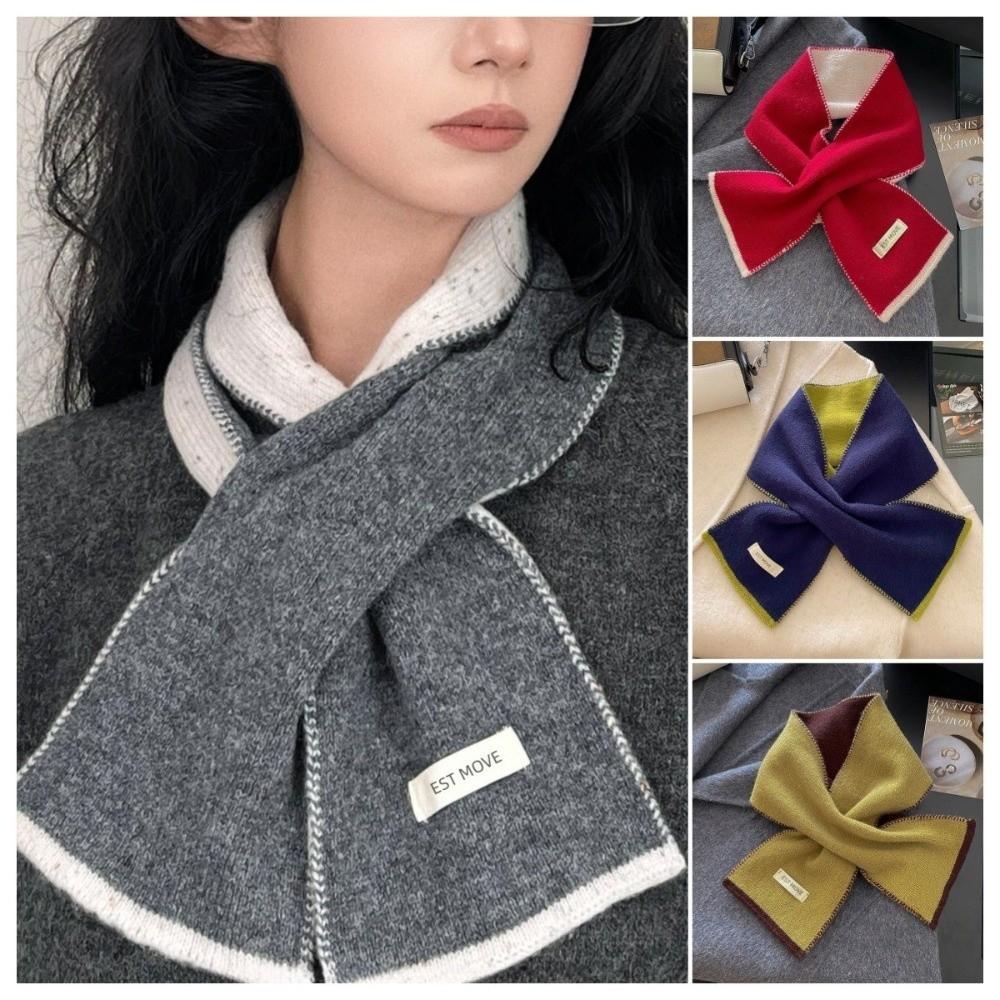 Warm Fabric Knitted Neck Warmer Soft Knitted Warm Neck Protector Autumn Winter Season