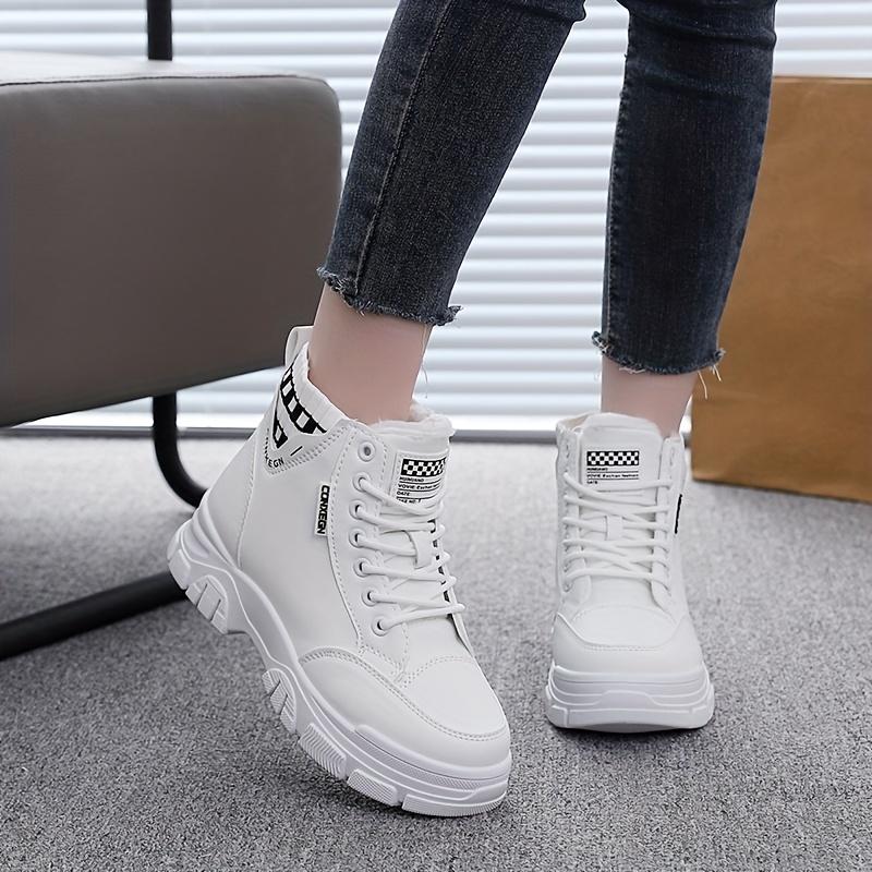 Winter New Fashionable Trends, Versatile Casual Style, Lace-Up Warm And Thickened Outdoor Sports Snow Boots for Women