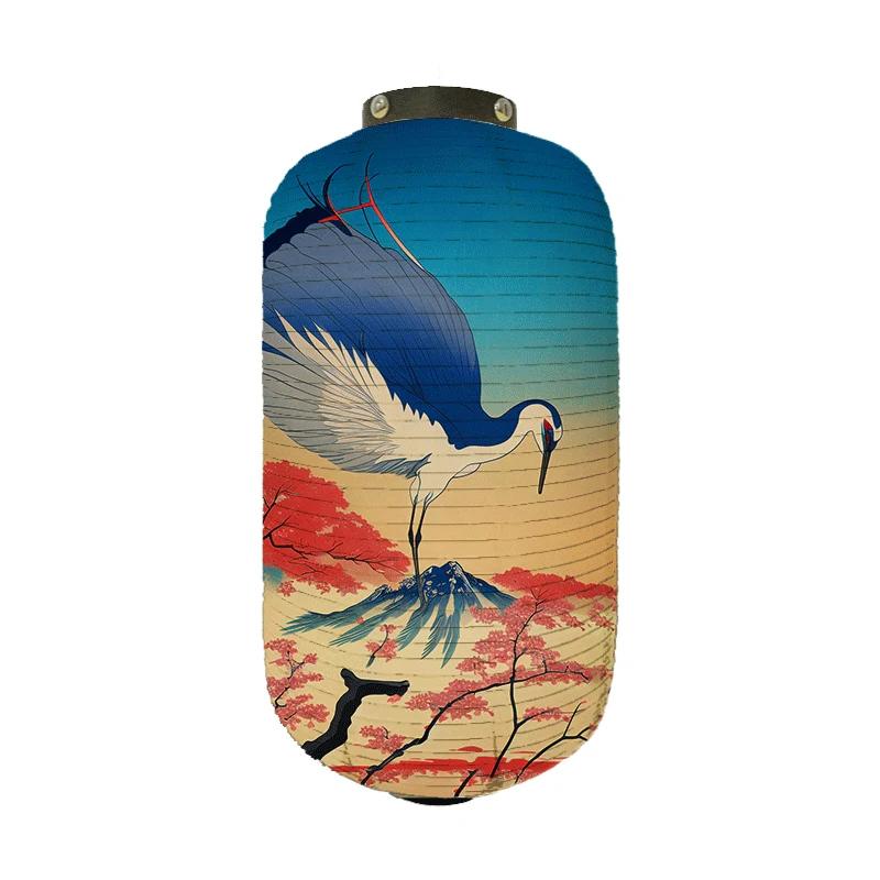 Japońska Lampion Wedding Decoration Ukiyo-E Drukowany Sashimi Cuisine Restauracja Wystrój Lampa Festiwalowe Artykuły Imprezowe Tkaninowy Lampion