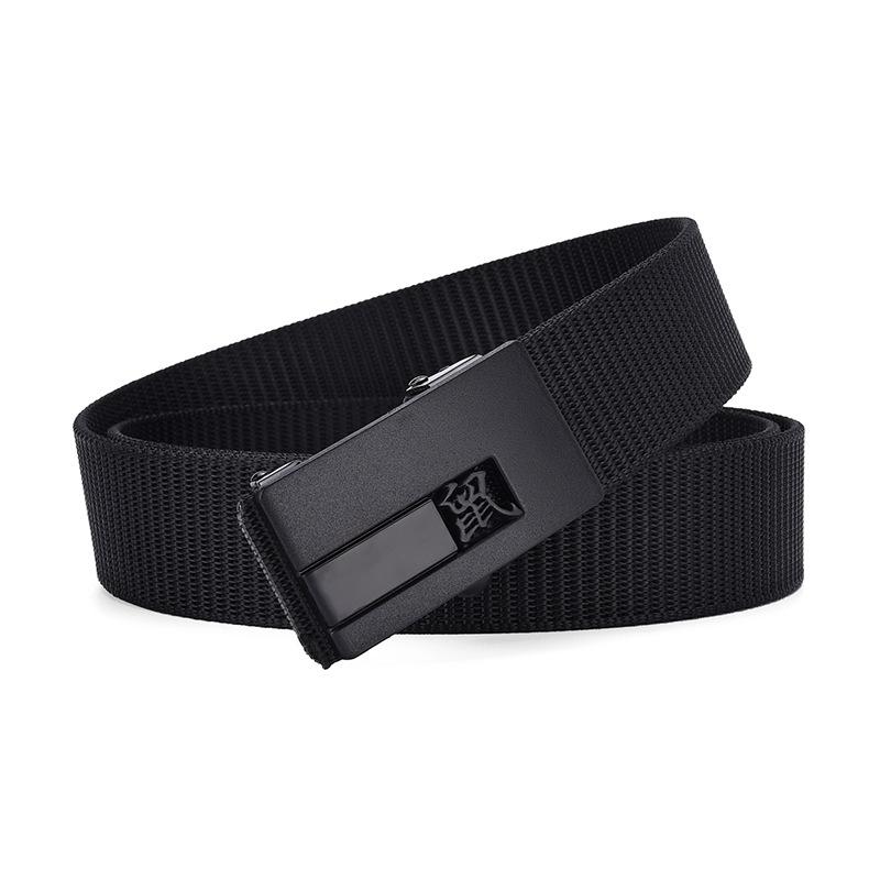 Zodiac Toothless Canvas Belt Simple Automatic Buckle Imitation Nylon Belt Casual Men'S Belt