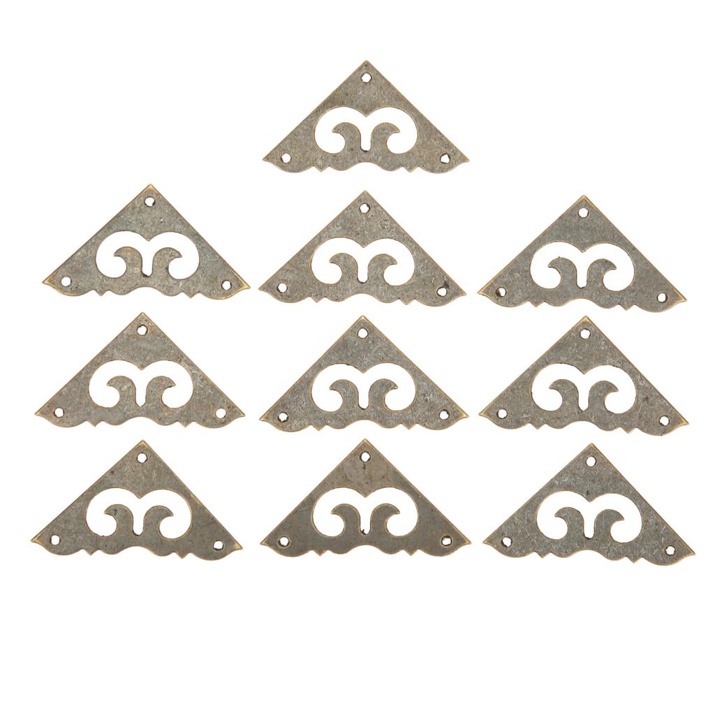 24pcs Corner Protector 3cm Chinese Style Retro Brass Elegance Exquisite Furniture Edge Protection