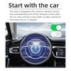 Solar Car Digital Clock In-Car Temperature Display with Time/Date/Temperature Display Car Dashboard Digital Clock for Truck