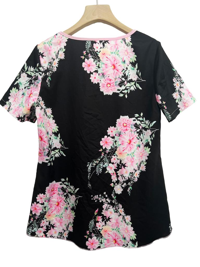 Women's 2024 Round Neck Chiffon Blouse