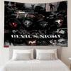 Devil's Night Tapestry for Bedroom Aesthetic Classroom Tapestries Wall Hanging for Living Room Dorm Office,Ideal Creative Gift