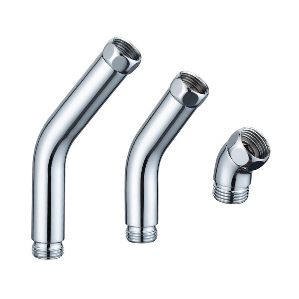 Shower Elbow Adapter for Handheld Shower Head 45 Degree Connectors Stainless Steel Construction Polished Chromes Finish