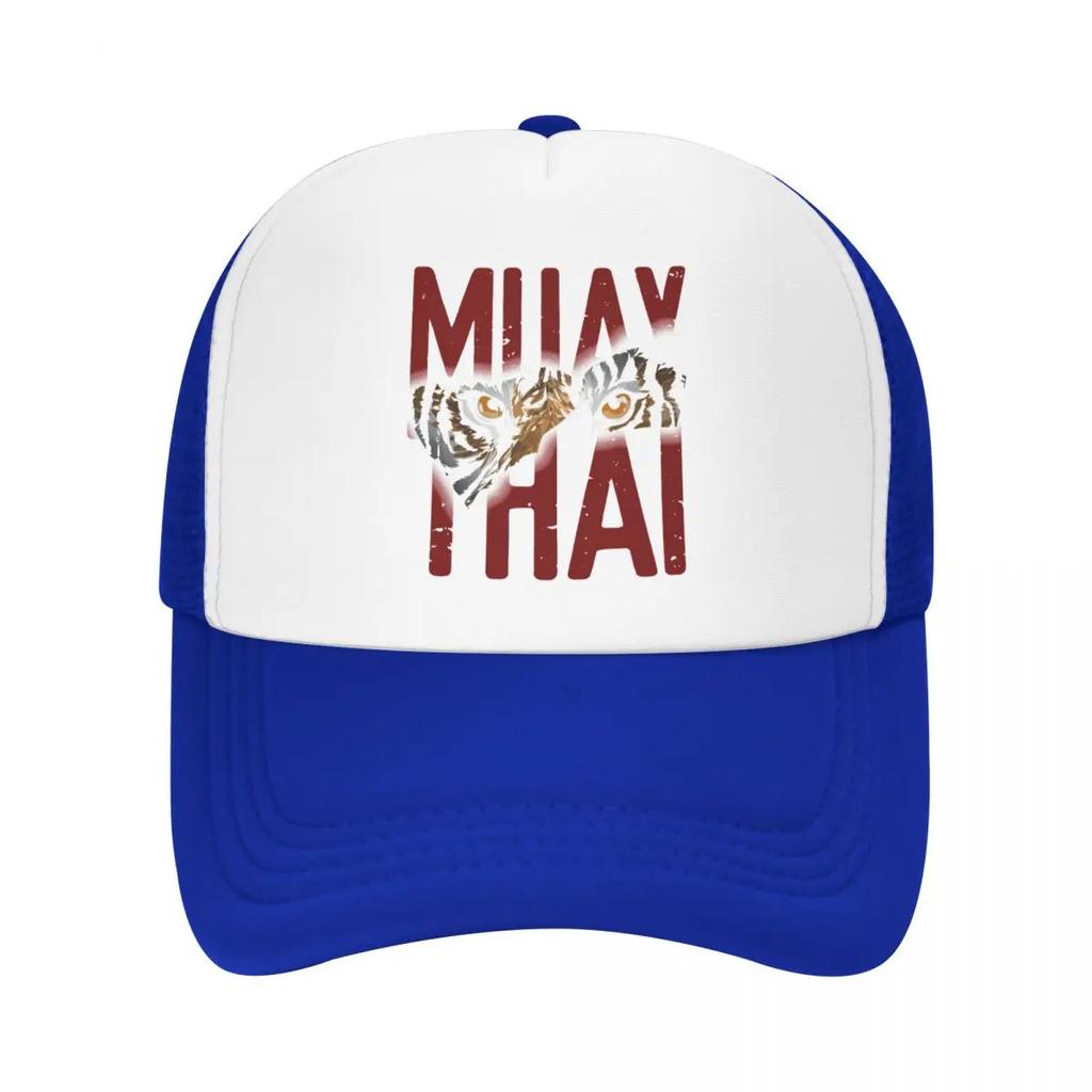 Custom Muay Thai Tiger Trucker Hat Adult Thailand Martial Art Fighter Spirit Adjustable Baseball Cap Sun Protection Trucker Cap