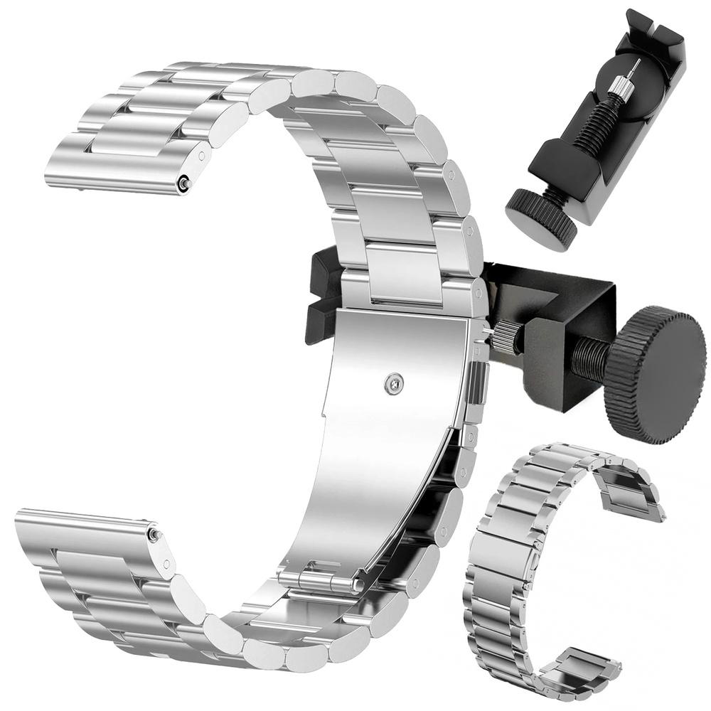 Armband für Huawei Watch 2 3 4 5 GT GT2 GT3 GT4 GT5 PRO GT2e 2e 46MM 48MM silber