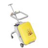 New 20-inch Children's Ride-on Carry-on Luggage with Password Lock and Detachable Trolley
