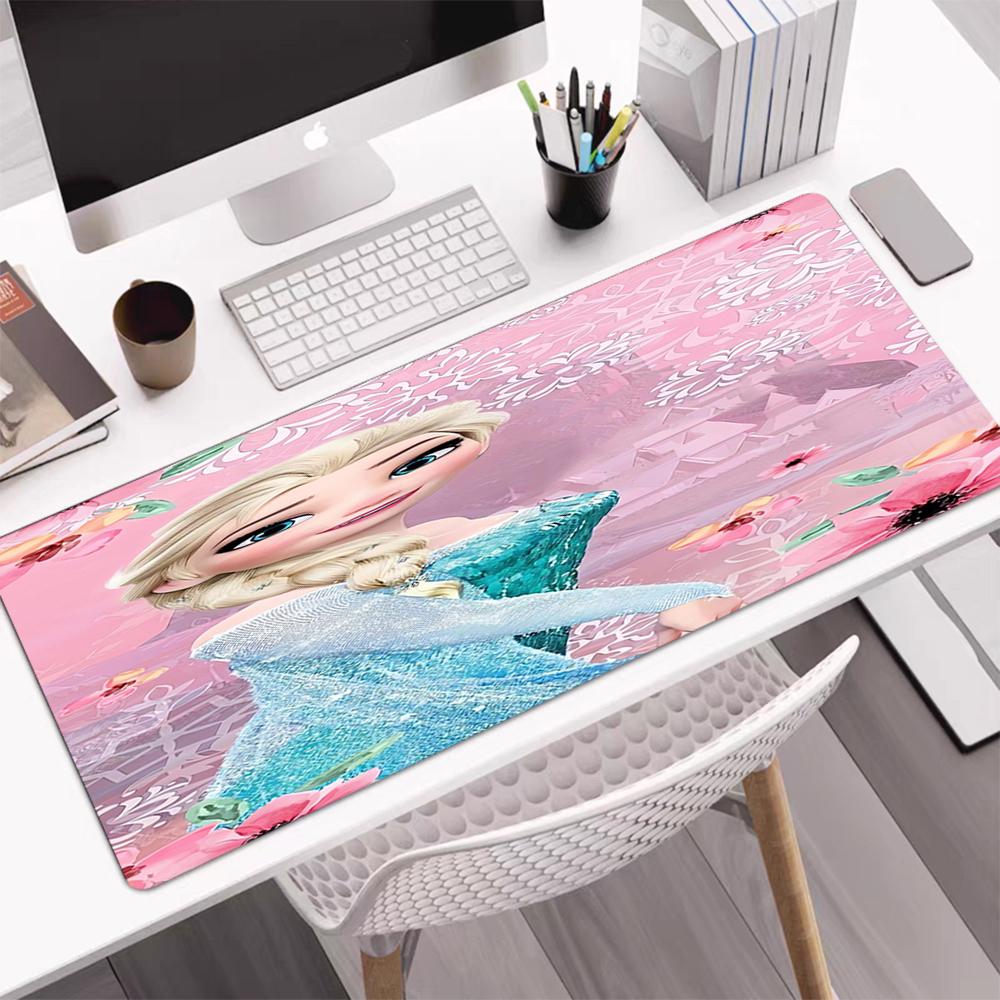 Elsa Theme Mouse Pad, Non Slip Rubber Base, Multifunctional Office & Home Decor, Perfect for Workspace Personalization.