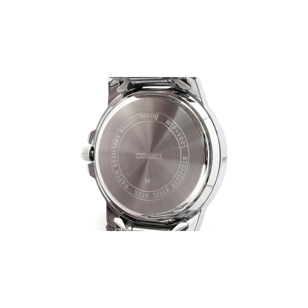 Casio Standard Analog Quartz Men's Watch MTP-VD01D-2EV Metal Band Blue Overseas Model
