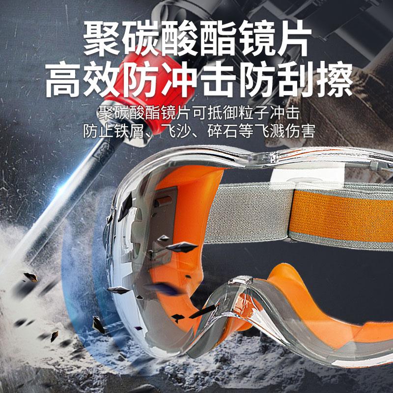 Goggles Silicone Anti Fog Splash Protection Shock Sandstorm Riding Dust-proof Polishing Labor