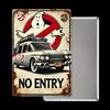 D FlatRetro Ghostbusters Metal Sign Firetruck Design Rustic Iron Art for Home Garage Farmhouse Garage Decoration Nostalgic