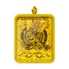 Tibetan Brass Gold-Plated Thangka Pendant Necklace