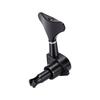 Electric Bass Tuning Pegs Sealed Tuning Key Replacement Pegs for Musical Instruments Black