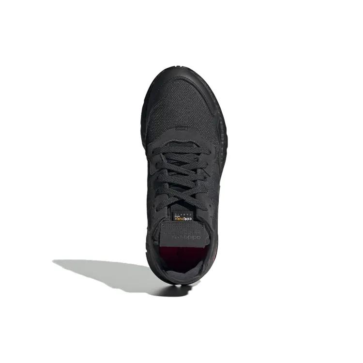 Adidas Nite Jogger 'Hi-Res Red' (Unisex) Core Black / Carbon / Hi-Res Red Casual Shoes FV3618