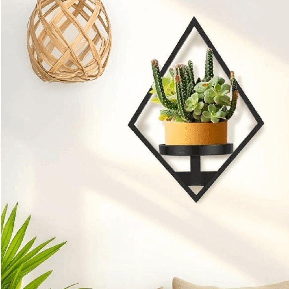 Metal Floating Metal Wall Plant Shelves Sturdy Floating Plant Racks Wall Plant Shelves  Home Office