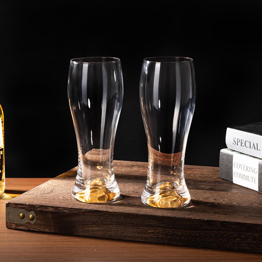 Creative Luxury Lead-Free Crystal Beer Mug Set - High-End Craft Glasses for Home and Entertaining