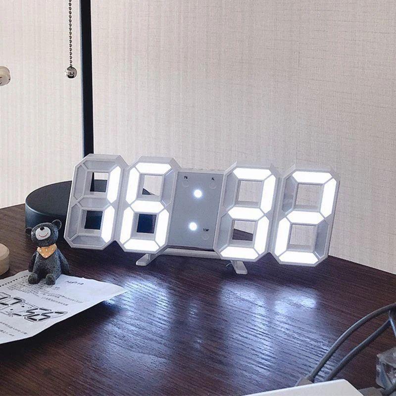 Multi-function Simple Fashion Electronic Clock Luminous Digital Clock Voice-activated Silent Alarm Clock Creative Desktop Clock