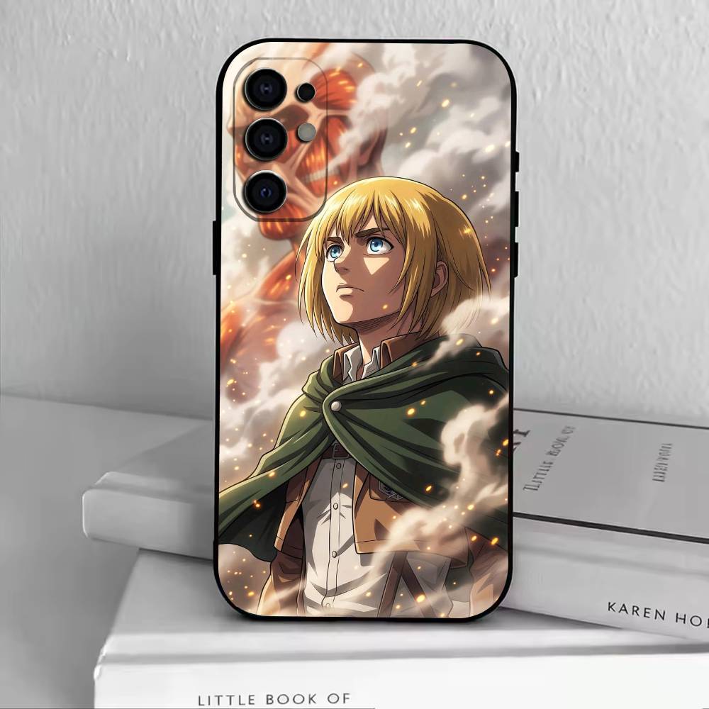 Protagonist-A-ttack on T-itan Phone Case Black Silicone Soft For Samsung S25,S24,S21,S22,S23,S30,Ultra,S20,Plus,Fe,Lite Samsung S21lite