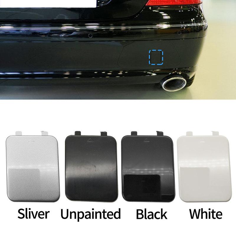 For Mercedes W211 Car Rear Bumper Tow Hook Cover Cap Black Silver For Benz E Class E200 E230 E300 E320 E400 2006-2008 2118800305