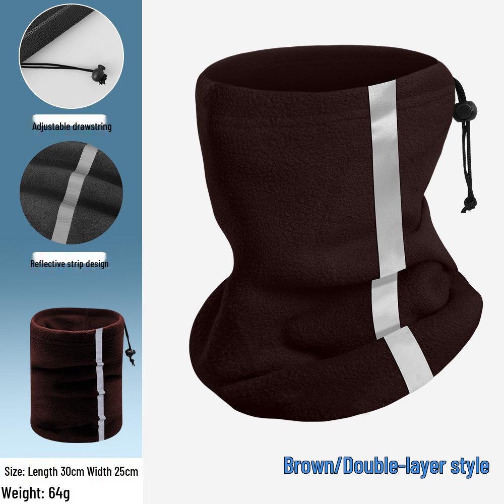 Adjustable Multifunctional Neck Warmer: Windproof Skiing & Cycling Gaiter for Autumn & Winter