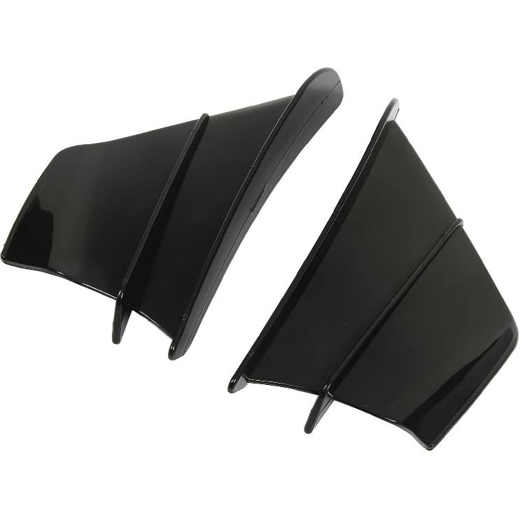 Motorcycle Side Winglet,Motorcycle Side Spoiler Front Fairing Aerodynamic Winglets for 250 Z900 Z1000 (Glossy Black)