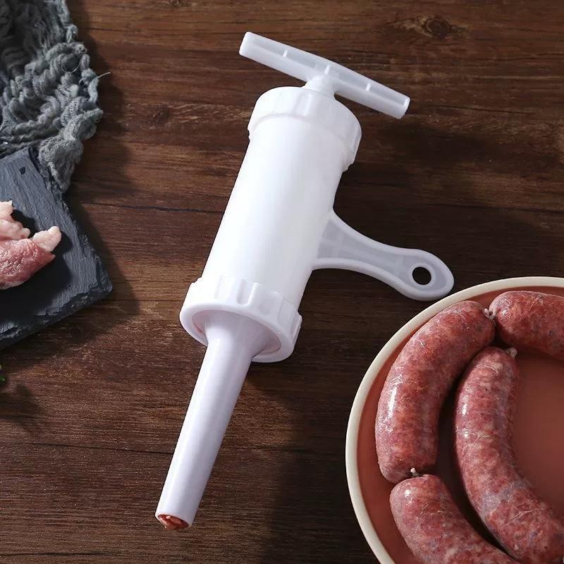 DIY Manual Sausage Stuffer Kit - Hand Operated Sausage Filler Maker for Home Made Sausages Cooking Accessories