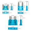180 Piece Zinc Automotive Blade Fuses Collection Color Differentiated Current Ratings For Vehicle Truck Boat Motorcycle
