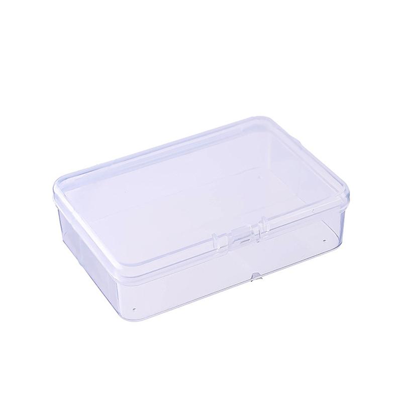 1 Stück tragbare Kunststoff-Wattestäbchen-Aufbewahrungsbox Halter Schmucketui Nagelwerkzeugbehälter Reise-Medikamentenbox Make-up-Werkzeuge